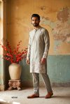 Outluk Wedding Vol 55 Lachaka Silk Mens Kurta With Pajama